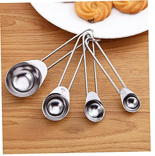 Cuisine Mesureur En Acier Inoxydable Échelle De Mesure Cuiller Scoop Pour La Cuisson De Cuisson Cuillères Sucre Outils Café Set