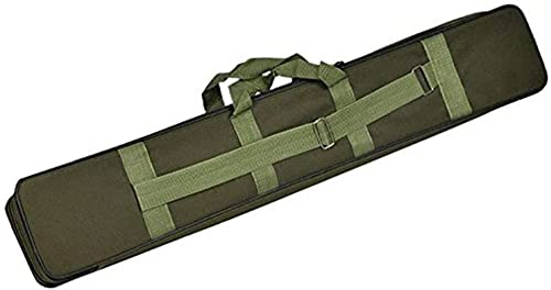 TangDao Rutentaschen Segeltuch 2/3 Fächern 70/80/90cm Verschiedene Längen wählbar (80cm（2 Fächern）, grün)