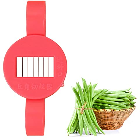Herramienta judías verdes | Cortador judías verdes cortadas a la francesa,Rallador multifunción frijol, triturador largo frijol acero inoxidable para cocina casera Delr