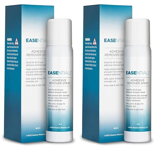 Ultimate Medical Adhesive Remover Spray – Silicone-Based, No-Sting & Odorless – Quick-Drying Bandage Adhesive Remover for Skin – Gentle, Low-Residue Formula for Sensitive Skin & Ostomy Care - 80 ml