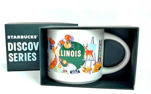 Starbucks Illinois Discovery-Serie Keramik-Kaffeetasse, 400 ml