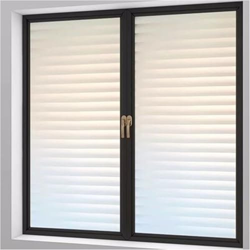 Milchglasfolie Fenster 20 x 500 cm Uv-Schutz Folie Sichtschutz Hitze Uv-Schutz Sonnenschutzfolie Fenster UV Schutz Spiegelfolie für Büro Und Haus, Jalousie