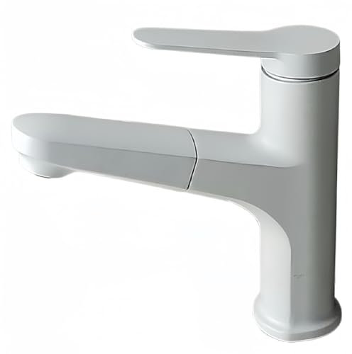 Wasserhahn Bad Grauer Ausziehbarer Wasserhahn Mit Standfuß Heißes Und Kaltes Badezimmer-Wc-Wasserhahn