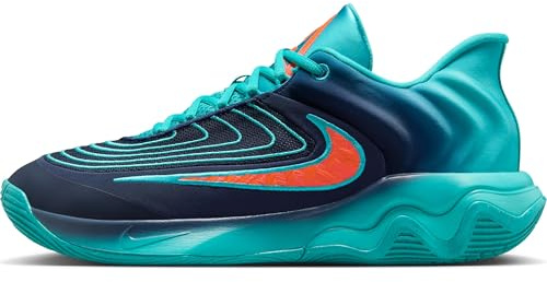 Nike Basketballschuh Giannis Immortality 4 Basketballschuh, Dusty Cactus/Bright Crimson-Obsidian, FQ3680-302, 43 EU (9.5 US)