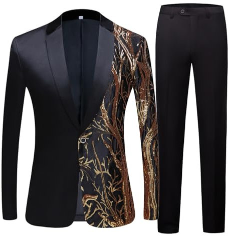 Abito Natalizio Carnevale Uomo Costume Vestito Uomo Carnevale Costume di Coppia Adulti Tuta Uomo Slim Fit Vestiti Eleganti da Uomo Spolverino Uomo Smanicato Uomo Cotone Gilet Uomo Primaverile