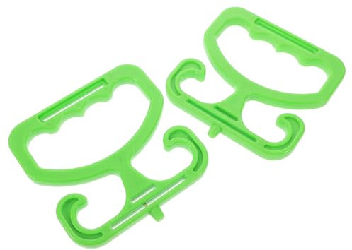 GRIRIW 2pcs Grocery Bag Carrier Heavy-duty Holder for Grocery Bags and Buckets Lightweight and Portable Tool for Easy Carrying and Storage