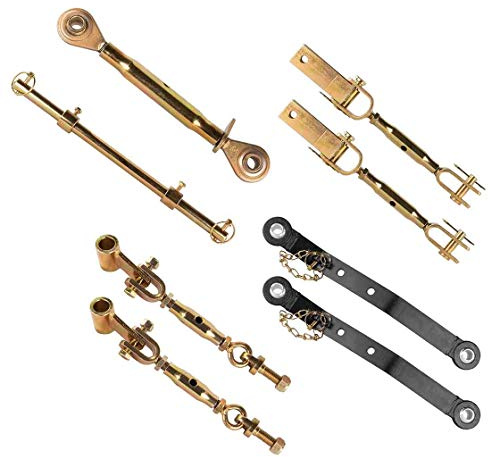 Kubota Kit de 3 puntos | Kat 1 | manillar inferior de 600 mm | apto para tractores pequeños Kubota | Brazo superior | Tractor | Enlace superior | Remolcador | Kit | Enlace inferior | Enlace superior |