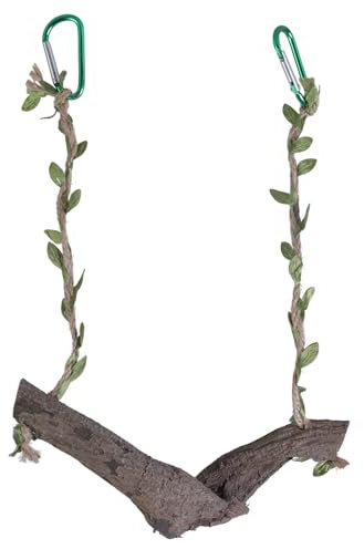 Vogelständer für Papageien, Spielzeug, Holz, Hängebrücke, Vogelkäfig, Vogelbedarf, Trainingsständer, Stockhalter