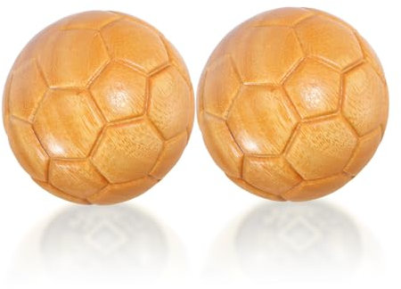 COLLBATH 2 Palline Cinesi Baoding 47 Mm Pallone Calcio in Palissandro Per Esercizi Manuali Strumento Di Massaggio Per Meditazione E Rilassamento