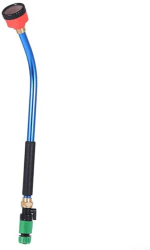 Gartenbewässerungsbrause Mit Edelstahlstange 62Cm Lang, Gießstab Mit 1000 Löchern Sprühkopf, Verstellbare Bewässerungsdüse Für Garten Pflanzen, 38° Winkel, 1/2 3/4 1 Zoll Anschluss(1/2inch)