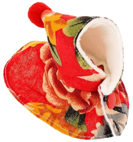 VILLFUL Parrot Party Clothes Creative Bird Costume Reusable Warm Parrot Clothing Polyester-Cotton Velvets Outdoor Cold Weather Protection for Small PET Birds