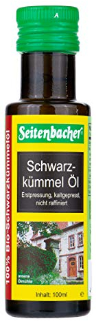 Seitenbacher Bio Schwarzkümmel Öl I Erstpressung I kaltgepresst I nativ I (1x100 ml)
