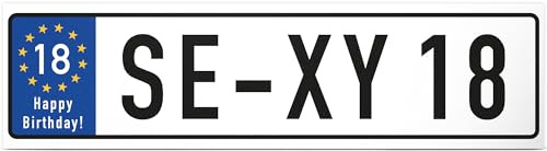 DankeDir! Sexy 18 Jahre Schild Jahre - Geschenk 18. Geburtstag Geschenkidee Geburtstagsgeschenk Achtzehnten Geburtstagsdeko Partydeko Party Zubehör Geburtstagskarte