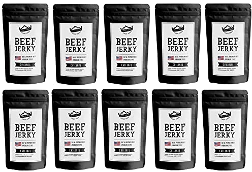 Craftsman Beef Jerky ORIGINAL 500 g (10 x 50g) | Trockenfleisch aus Deutschland - Bayern | American Jerky Set | 100% Rindfleisch | Original | Premium Meat Snack MADE IN GERMANY