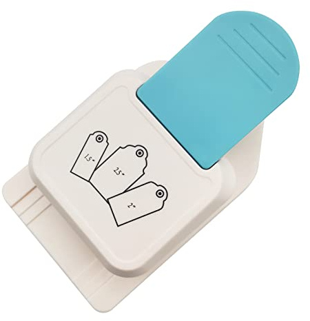 Perforadora de etiquetas 3 en 1, 1.5/2/2.5 pulgadas, para proyectos de bricolaje, tarjetas, álbumes de recortes, manualidades, perfurador, perforadora de bricolaje
