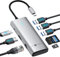 Docking Station USB C, Portatile SETMSPACE Docking Station 8 in 1 per laptop, tablet e telefoni con HDMI 4K 60Hz, Ethernet 1000M, PD 100W, Porta USB 3.0 e Lettore SD/micro SD