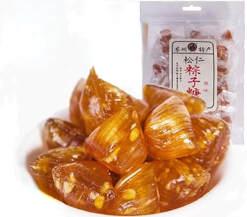 Suzhou specialty candy zongzi sugar 200g(about 30 pieces) Wedding candies,osmanthus sugar candy snacks,sweet candy hard candy, dessert,delicious snacks (Original taste,2bags)