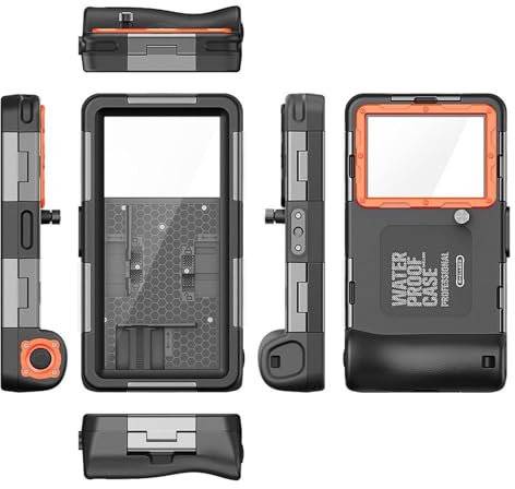 wasserdichte Schnorchel-Handyhülle, Unterwasser-Handyhalter | IP68 wasserdichtes Unterwasser-Foto- und Videogehäuse,Schnorchel-Tauchtelefon, atmungsaktive wasserdichte Hülle für Telefon, für un