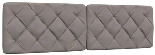 vidaXL Headboard Cushion Taupe 180 cm Fabric