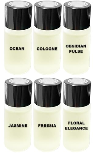 Smart Car Air Freshener Refill Liquid Set of 6 x 10 ML - Car Diffuser Refill (Emotional Fragrance Collection)