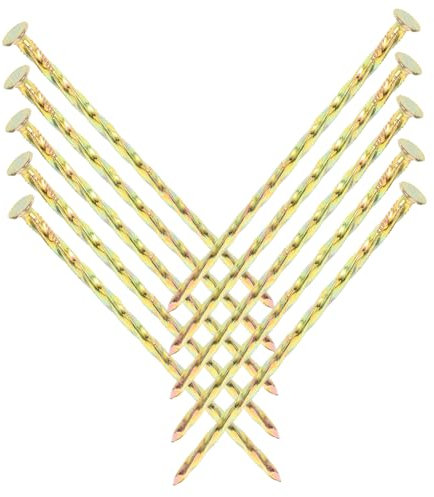 TOYANDONA Piquets Métalliques en Spirale pour Gazon Synthétique 6 Pouces 10 Pièces Jardin Fixation Bordure Acier Au Carbone Ancrage Extérieur Facile à Insérer