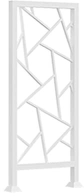 Generico Set di balaustre per Scale in Ferro battuto per Interni ed Esterni, Bianco, 5 Stili