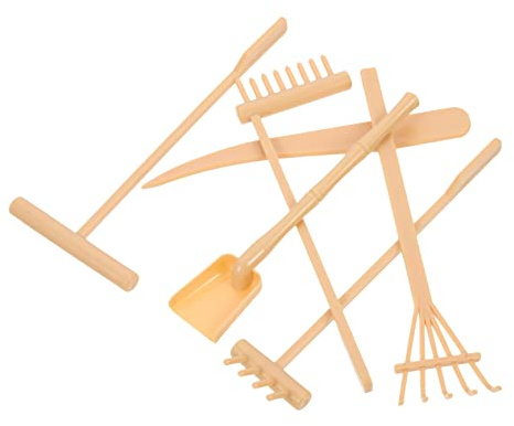 ibasenice 6Pcs Zen Garden Rakes Sand Table Tools Stress Relief Meditation Rake Set for Desk Decoration and Creative Sand Art Crafting