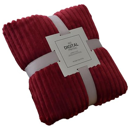 XAGMODSHN Cobijas de franela para camas, color sólido, suave, cálida, visón, funda de sofá, colcha para playa y viaje
