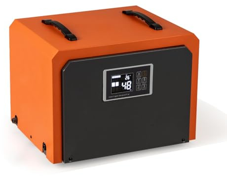 SOARS Déshumidificateur Professionnel 60L/Jour avec Protection Température | Déshumidificateur Électrique Portable avec Minuterie 24H pour Cave, Entrepôt et Garage