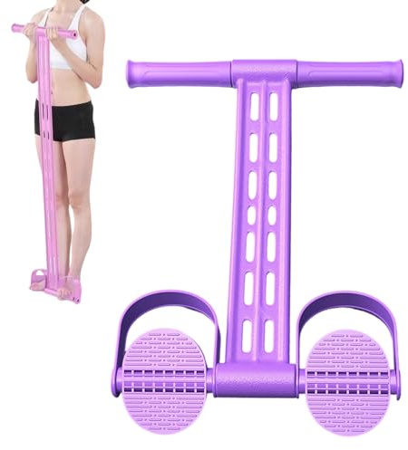 Funi Di Resistenza Per Allenamento - Bande Elastiche con Pedali per Piedi e Maniglie - Attrezzatura Sportiva Portatile per Spalle Braccia Gambe Vita | Yoga Esercizi Addominali Braccia Gambe Spalle Pal