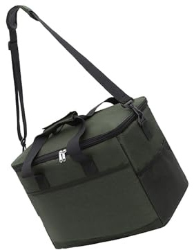 Oxtxuzdm Sac à déjeuner isotherme à bandoulière - Récipient de stockage alimentaire isotherme - Sac à main pliable - Pour barbecue, pique-nique, camping
