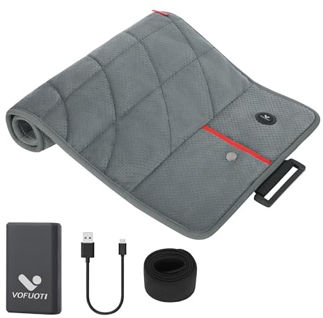 Heizdecke mit Akku Kabellos,10000mAh,Gewicht Heizkissen,Geschenk für Frauen | Wärmedecke mit 3 Heizstufen,Wärmekissen Elektrisch für Rücken,Schulter,Bauch,Nacken,Beine Knie,Upgrade Klettverschlussband