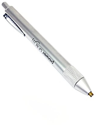 Magnetic pen for inserting the hearing aid battery