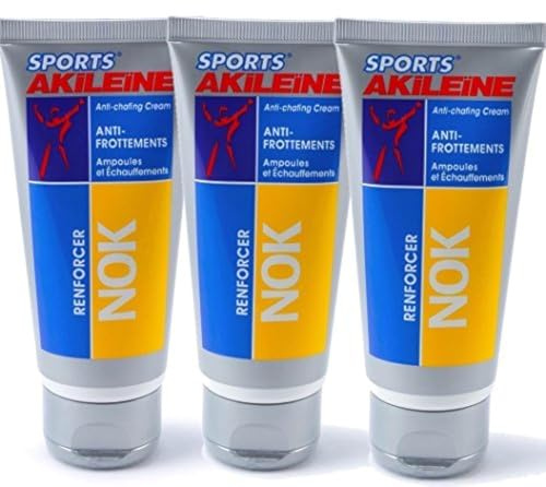 Akileïne Sports Crème NOK Anti-frottement - Lot de 3 Tubes de 75 mL
