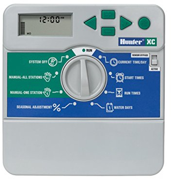 HUNTER XC-401I-E – Programmatore di Irrigazione Elettrico Interno Colore Grigio