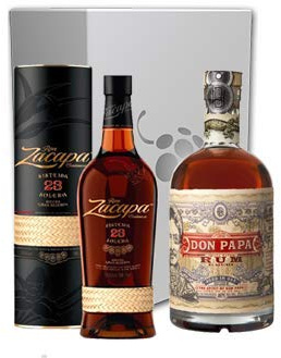 Vinaddict - Coffret Rhums Don Papa 7ans - Zacapa 23ans - 2x70cl.