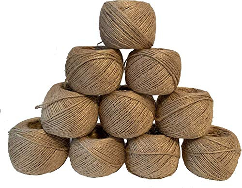 ViaForest 10x100 M Jute Schnur Kordel Natur fur Garten Pflanzen Basteln Paketschnur