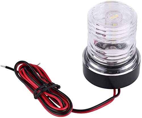 KAOLALI Boot Segeln Signalleuchte Boot Navigationslicht Allround 360° Weiß/Warmgelb LED Marine Yacht Anker Licht IP65 Wasserdicht