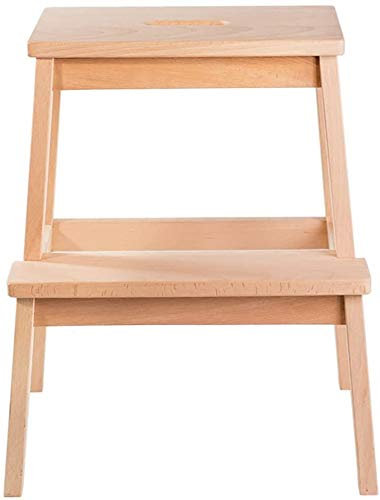 GJSN Multifunktionale Tragbare Schritt Hocker, 2 Schritt Für Schritt Hocker, Treppen Hocker-Ascends Leiter Kinderhocker Low Ladder Ändern Schuhe Bench, Keine Farbe