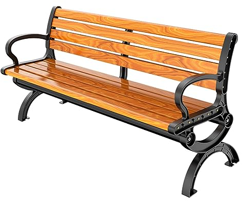 DELURA Bank, Gartenbank, Wetterfest füR Den AußEnbereich, 2-Personen-Terrassenbank, Verrottungssicheres Aluminium, LichtbestäNdig füR Garten, Veranda Und Park