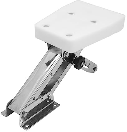 Soporte de Motor Fuera de Borda de Acero Inoxidable para Motores de 2 Tiempos de 7,5 a 20 - Soporte de Soporte de Motor de Barco Auxiliar Resistente y Ajustable