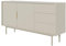 Selsey VIVIARO - Buffet à Deux Portes - 154 cm - et Trois tiroirs - Taupe (Gris-Beige)