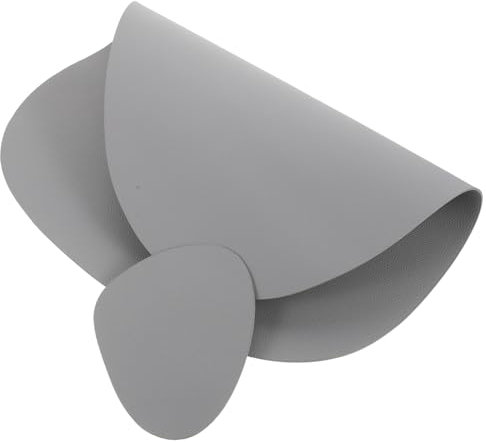 Cabilock 1 Satz Tischset Aus Leder Nordisches Isolierkissen Für Becher Vintage-Dekoration Für Zu Hause Isolierte Tassenmatte Für Zu Hause Doppelseitiges Pu-Leder Dämmplatten Waschbar