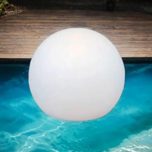Lampada LED da esterno dimmerabile telecomando cambio colore RGBW IP68 galleggiante solare Ø 30 cm bianco impermeabile palla luce sentiero casa giardino