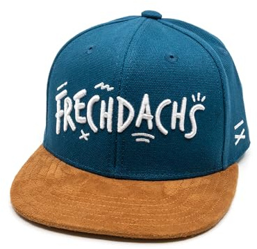 Hand und Feuer Snapback - Cappellino per bambini, in tela blu scuro, misura M, Blu scuro, M