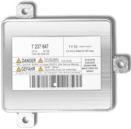ZHjLut Xenon Vorschaltgerät Kompatibel mit X1 Series für E84 2009 2010 2011 2012 2013 2014 7237647 63117318327 W003T20071 Xenon D1S D2s HID-Vorschaltgerät-Steuergerät
