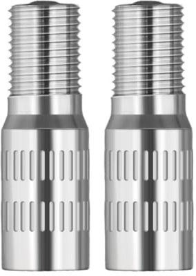Joyan 2 Stück Ventilverlängerung Autoventil, 27mm Ventil Verlängerung Adapter, Autoventil Verlängerung Gerade, Autoventil Ventil Verlängerung Adapte für Scooter, Auto