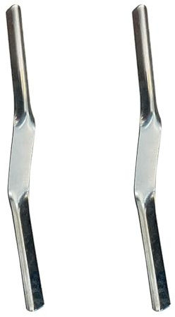 Brick Jointer, 2 pcs Jointer Bricklaying, 1/2 inch x 5/8 inch Brick Pointing Tools, Used to Maintain The Cleanliness of Bricks During spot Welding, for Builders and Bricklayers