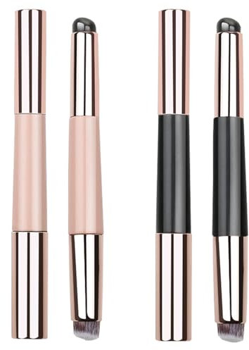 2 Pezzi Pennello Per Labbra In Silicone Pennello Per Correttore Doppia Testa Pennelli Per Rossetto E Correttore Applicatore Di Lucidalabbra Riutilizzabile Per Rossetti Lucidalabbra Balsamo