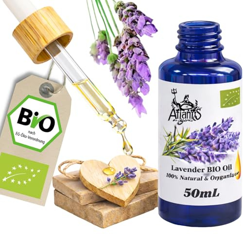 Natürlicher getrockneter Lavendel, getrocknete Blume, Lavandin Grosso, natürliche Lavendelblüte für Lufterfrischer, ätherisches Öl, Seifen, Kosmetik, Kerzen usw. @Atlantis Organica (50ml)
